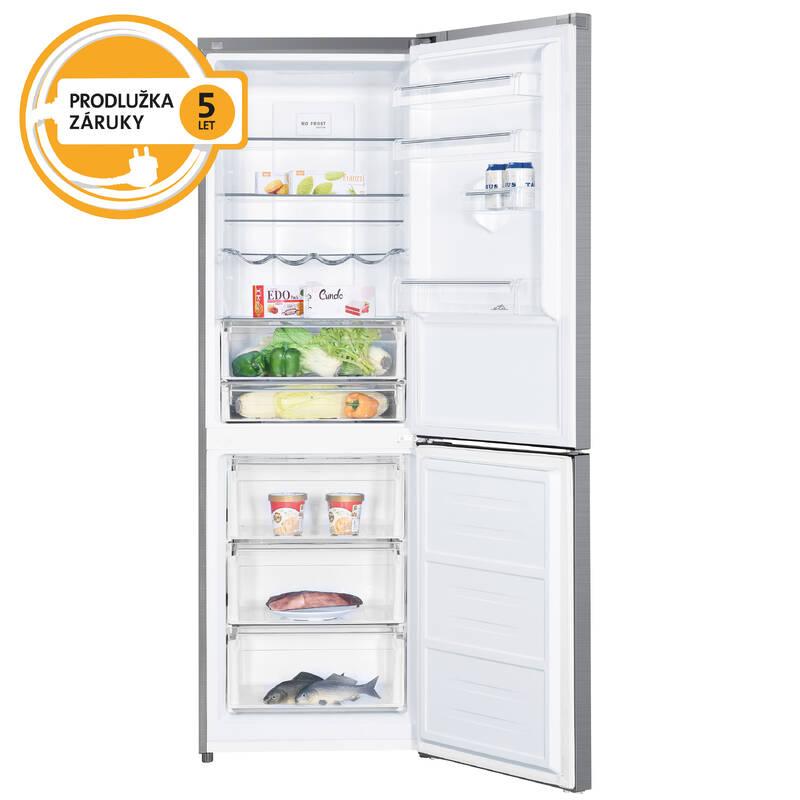 Chladnička s mrazničkou ETA 335690010C nerez Inoxlook