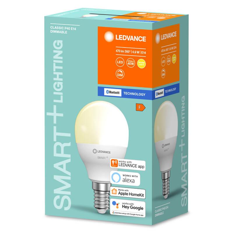 Chytrá žárovka LEDVANCE SMART Bluetooth Mini Bulb Dimmable 4,9 W E14