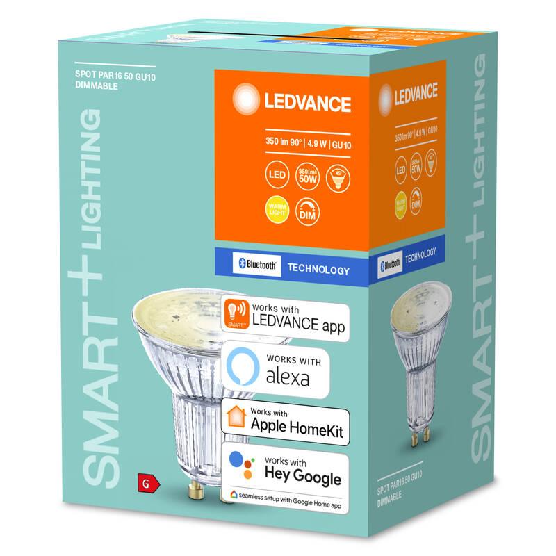 Chytrá žárovka LEDVANCE SMART Bluetooth Spot Dimmable 4,9 W GU10