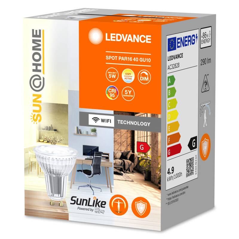 Chytrá žárovka LEDVANCE SUNATHOME WiFi Spot 40 W GU10, Chytrá, žárovka, LEDVANCE, SUNATHOME, WiFi, Spot, 40, W, GU10