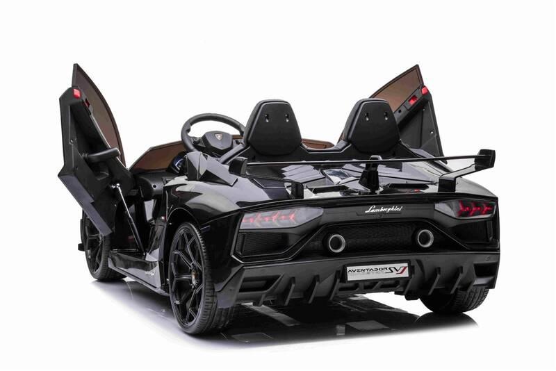 Elektrické autíčko Beneo Lamborghini Aventador 12V dvojmístné černé, Elektrické, autíčko, Beneo, Lamborghini, Aventador, 12V, dvojmístné, černé