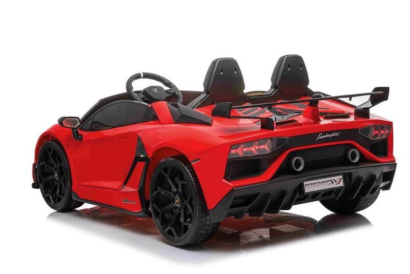 Elektrické autíčko Beneo Lamborghini Aventador 12V dvojmístné červené