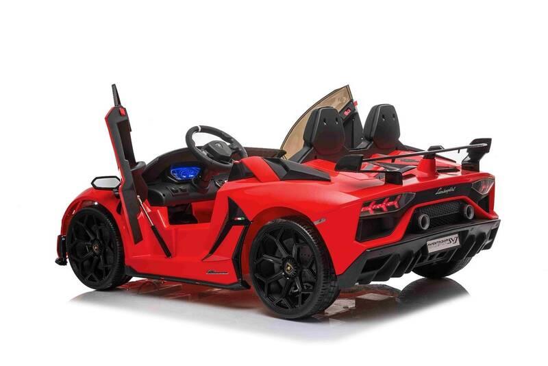 Elektrické autíčko Beneo Lamborghini Aventador 12V dvojmístné červené