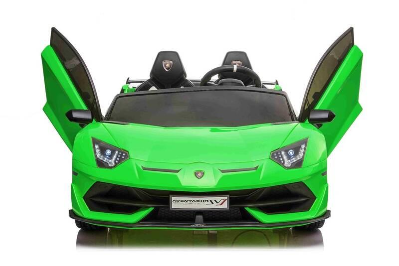 Elektrické autíčko Beneo Lamborghini Aventador 12V dvojmístné zelené