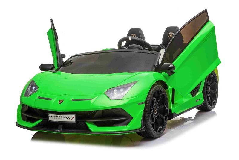 Elektrické autíčko Beneo Lamborghini Aventador 24V dvojmístné zelené, Elektrické, autíčko, Beneo, Lamborghini, Aventador, 24V, dvojmístné, zelené