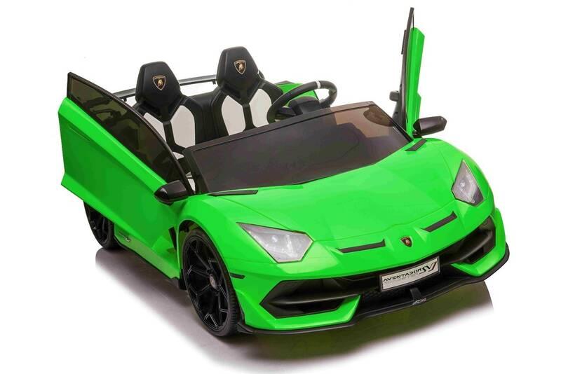 Elektrické autíčko Beneo Lamborghini Aventador 24V dvojmístné zelené, Elektrické, autíčko, Beneo, Lamborghini, Aventador, 24V, dvojmístné, zelené