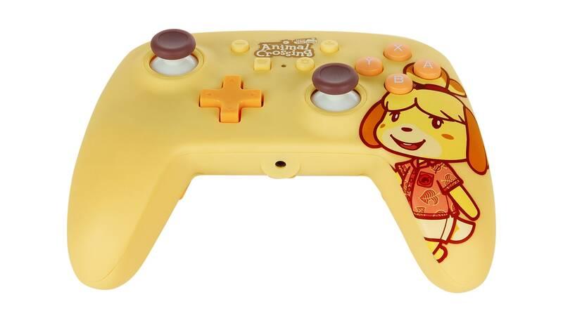 Gamepad PowerA Enhanced Wired pro Nintendo Switch - Animal Crossing: Isabelle