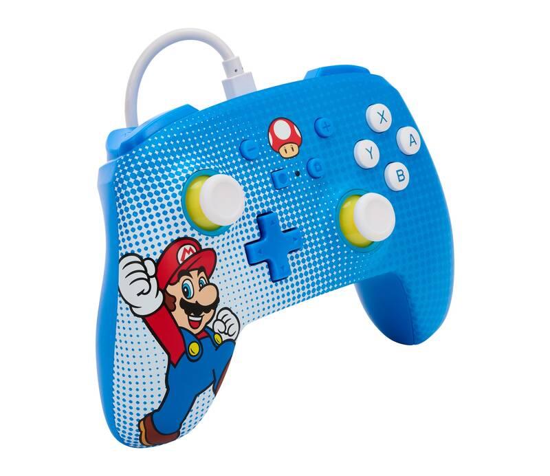 Gamepad PowerA Enhanced Wired pro Nintendo Switch - Mario Pop Art