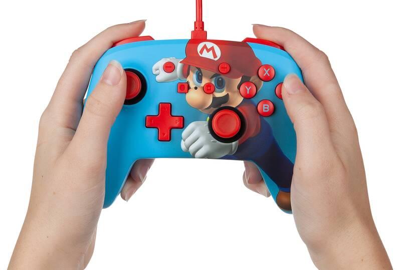 Gamepad PowerA Enhanced Wired pro Nintendo Switch - Mario Punch