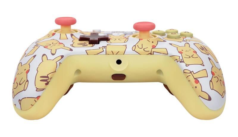 Gamepad PowerA Enhanced Wired pro Nintendo Switch - Pikachu Blush