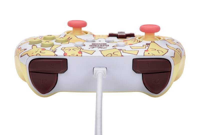 Gamepad PowerA Enhanced Wired pro Nintendo Switch - Pikachu Blush
