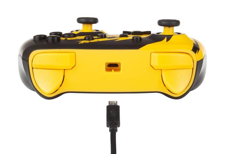 Gamepad PowerA Enhanced Wired pro Nintendo Switch - Pokémon: Pikachu Lightning