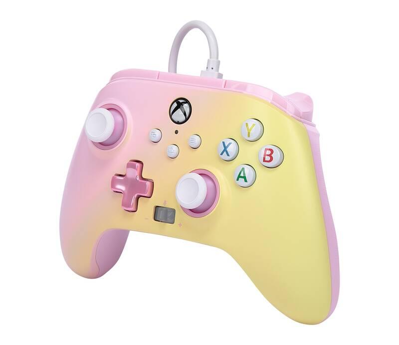 Gamepad PowerA Enhanced Wired pro Xbox Series XS - Pink Lemonade