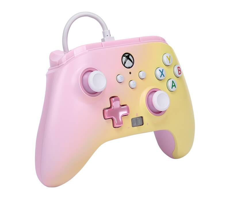 Gamepad PowerA Enhanced Wired pro Xbox Series XS - Pink Lemonade