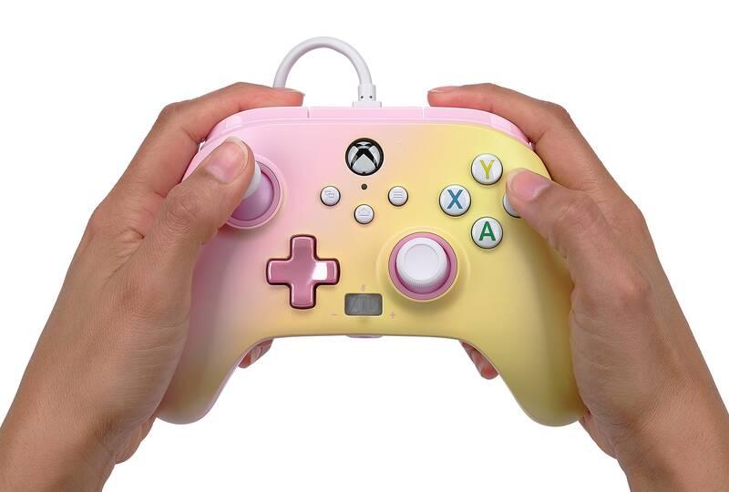 Gamepad PowerA Enhanced Wired pro Xbox Series XS - Pink Lemonade