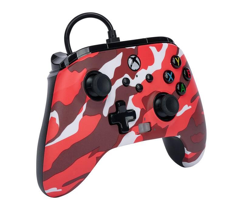 Gamepad PowerA Enhanced Wired pro Xbox Series XS - Red Camo