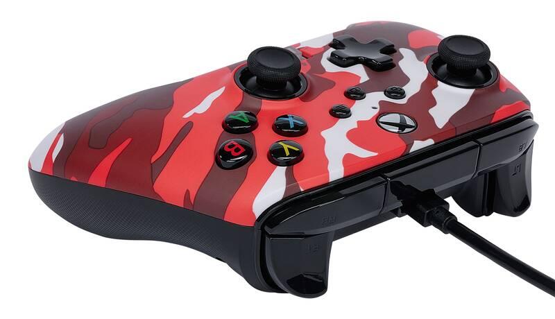 Gamepad PowerA Enhanced Wired pro Xbox Series XS - Red Camo