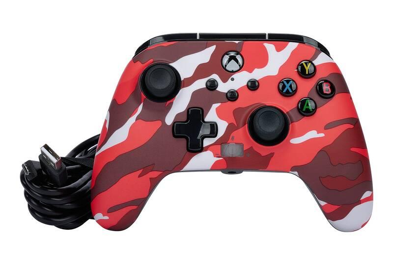 Gamepad PowerA Enhanced Wired pro Xbox Series XS - Red Camo