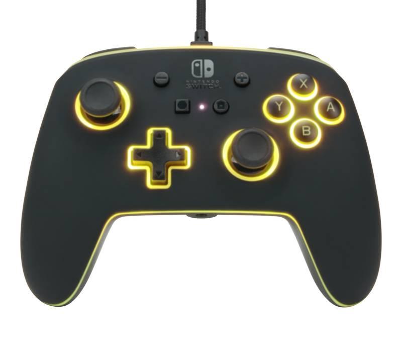 Gamepad PowerA Spectra Enhanced Wired pro Nintendo Switch černý