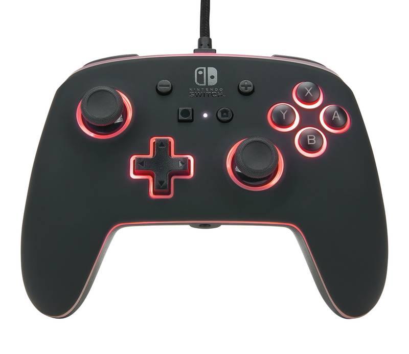 Gamepad PowerA Spectra Enhanced Wired pro Nintendo Switch černý