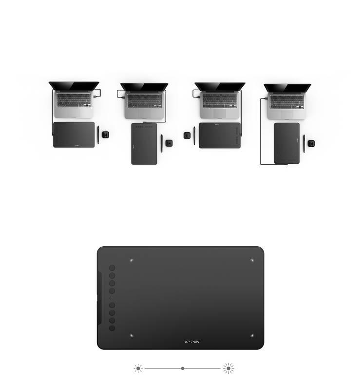Grafický tablet XPPen Deco 01 černý