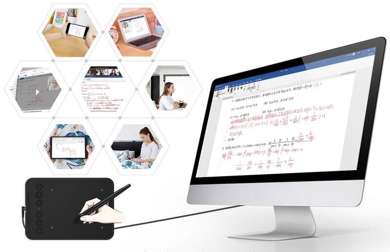 Grafický tablet XPPen Deco mini4 černý