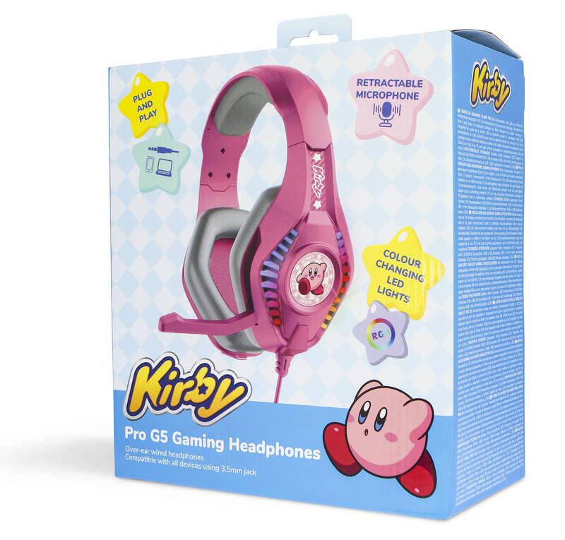 Headset OTL Technologies Kirby PRO G5 růžový