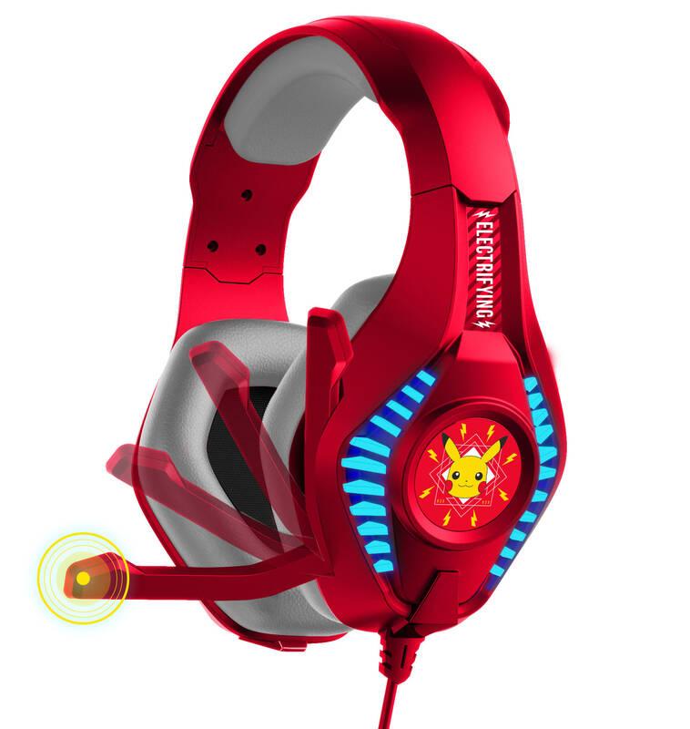 Headset OTL Technologies Pokémon electrifying PRO G5 červený