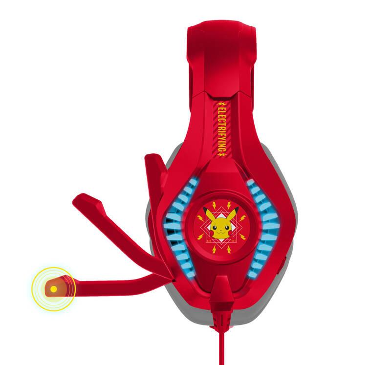 Headset OTL Technologies Pokémon electrifying PRO G5 červený