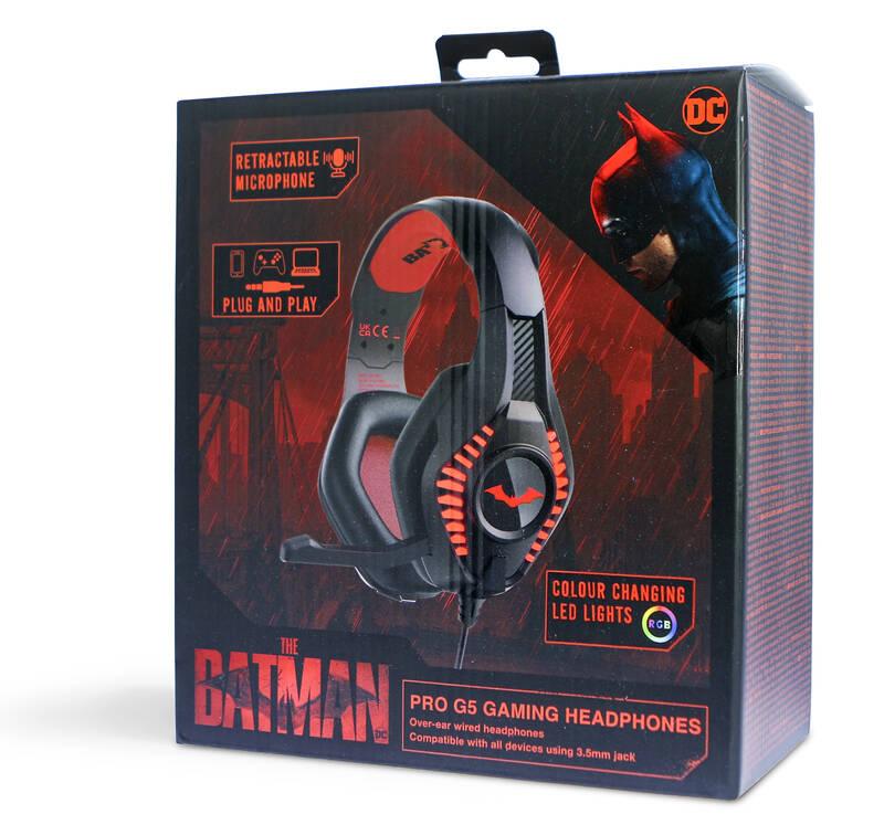 Headset OTL Technologies The Batman PRO G5 černý