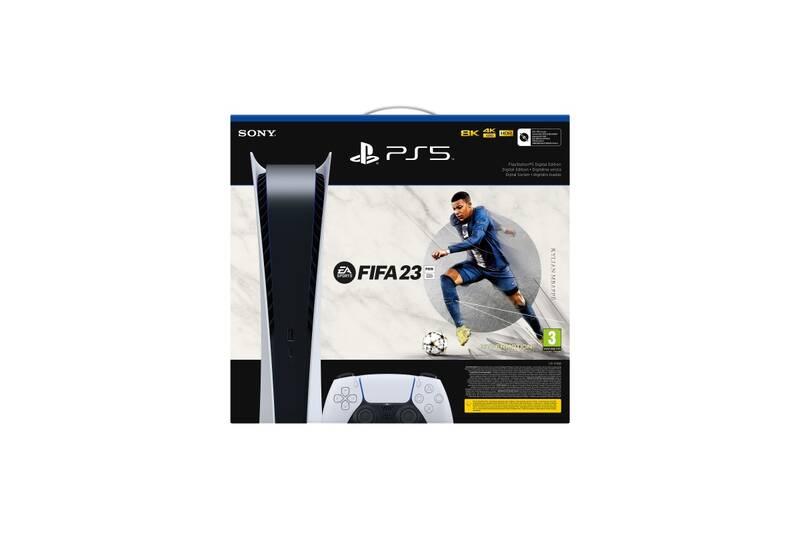 Herní konzole Sony PlayStation 5 Digital FIFA 23 bílá
