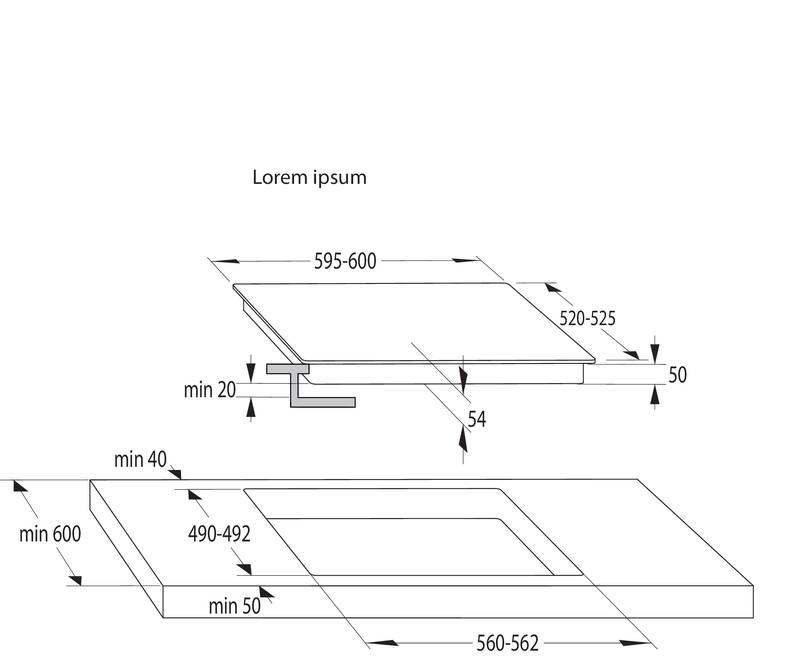 Indukční varná deska Mora VDI 68 FF černá