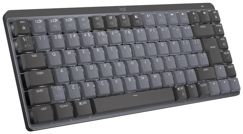 Klávesnice Logitech MX Mechanical Mini, Clicky, US - graphite