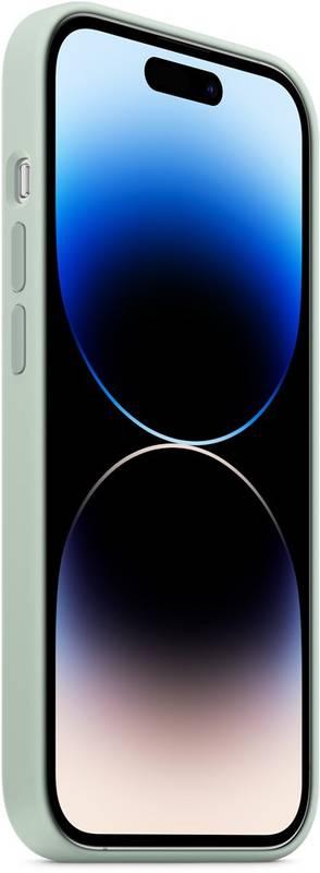 Kryt na mobil Apple Silicone Case s MagSafe pro iPhone 14 Pro - dužnatkově modrý, Kryt, na, mobil, Apple, Silicone, Case, s, MagSafe, pro, iPhone, 14, Pro, dužnatkově, modrý
