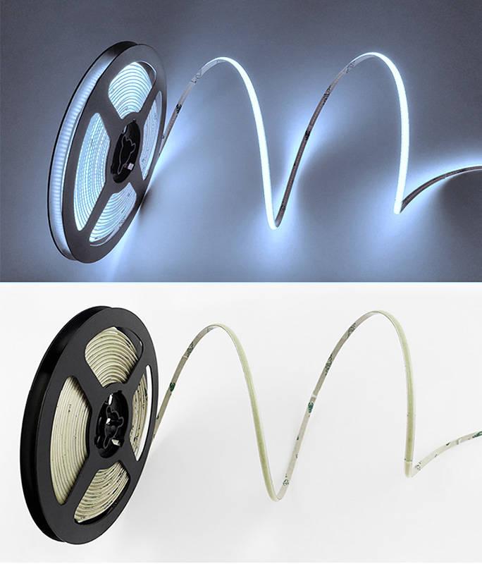 LED pásek Solight COB, 5m, 10W m, studená bílá