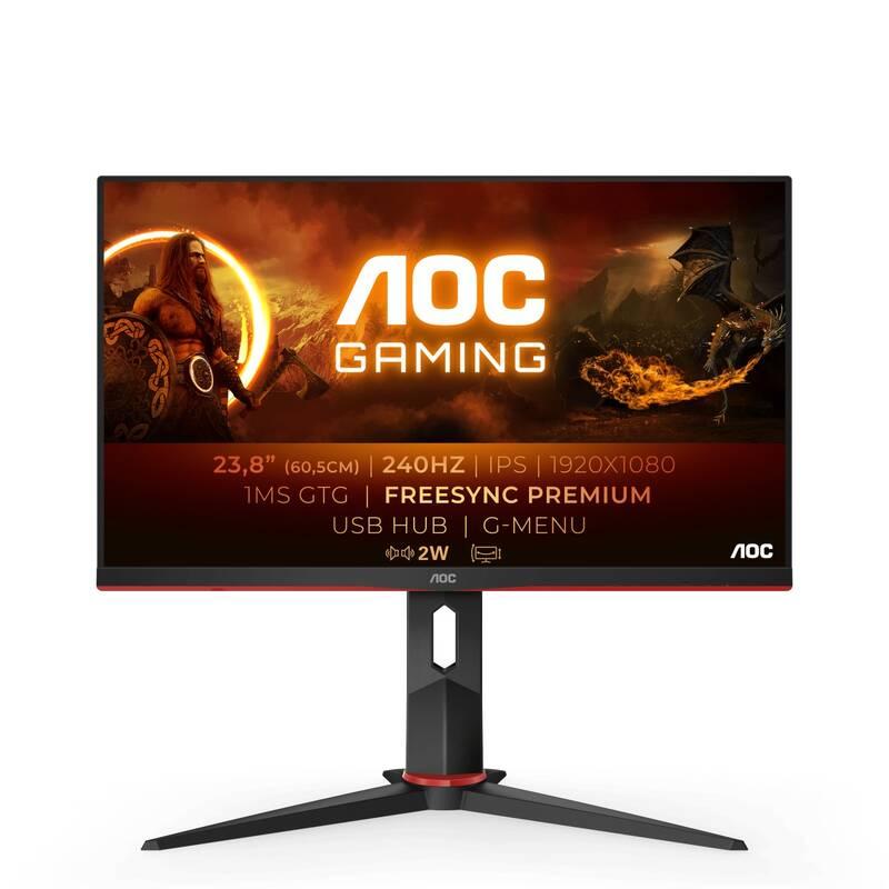 Monitor AOC 24G2ZU černý