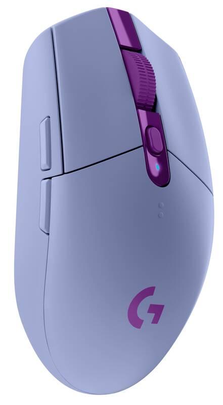 Myš Logitech Gaming G305 Lightspeed Wireless fialová