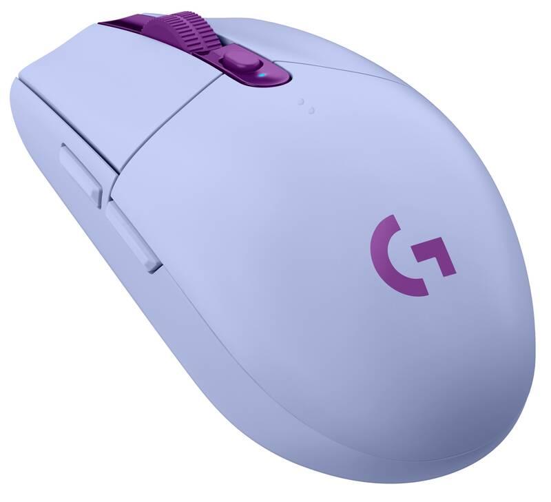 Myš Logitech Gaming G305 Lightspeed Wireless fialová