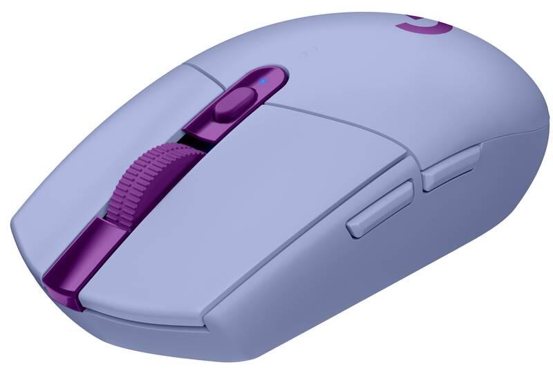 Myš Logitech Gaming G305 Lightspeed Wireless fialová