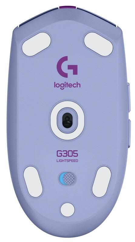 Myš Logitech Gaming G305 Lightspeed Wireless fialová, Myš, Logitech, Gaming, G305, Lightspeed, Wireless, fialová