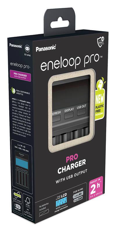 Nabíječka Panasonic Eneloop Pro Smart-Charger LCD Display pro AA,AAA, Nabíječka, Panasonic, Eneloop, Pro, Smart-Charger, LCD, Display, pro, AA,AAA