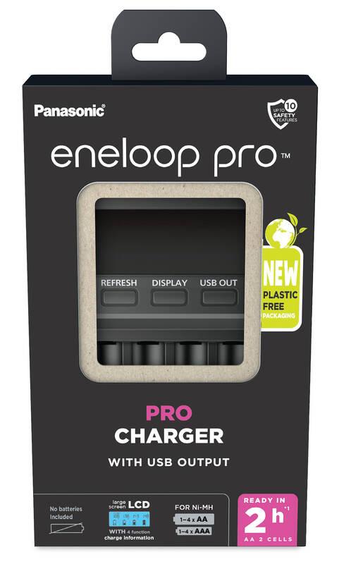 Nabíječka Panasonic Eneloop Pro Smart-Charger LCD Display pro AA,AAA, Nabíječka, Panasonic, Eneloop, Pro, Smart-Charger, LCD, Display, pro, AA,AAA