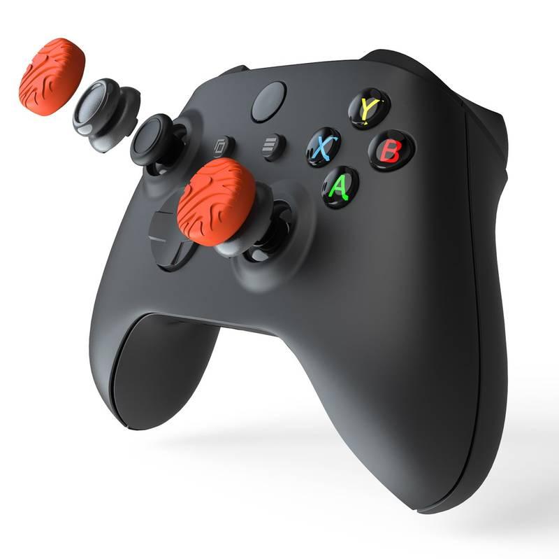 Opěrky pro palce iPega XBX009A pro Xbox ovladač, 4ks červený zelený