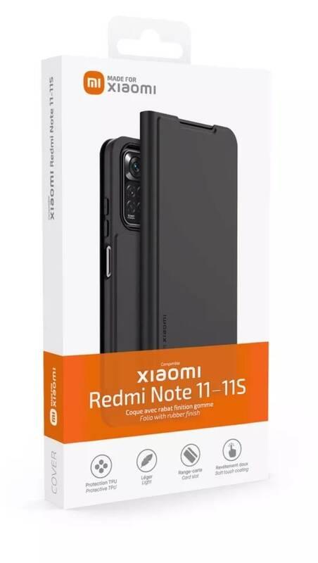 Pouzdro na mobil flipové Made for Xiaomi na Xiaomi Redmi Note 11 11s černé, Pouzdro, na, mobil, flipové, Made, Xiaomi, na, Xiaomi, Redmi, Note, 11, 11s, černé