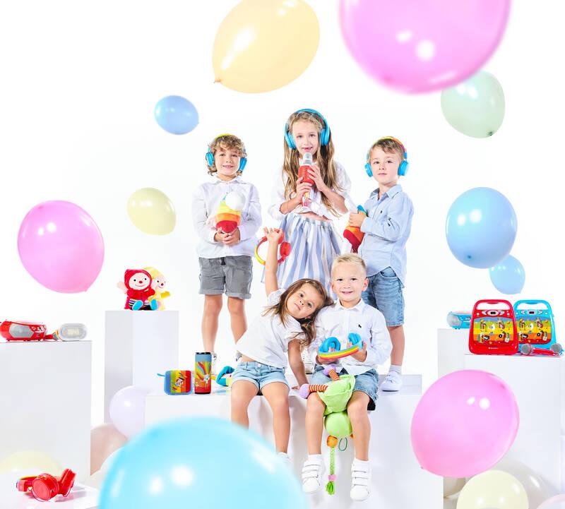 Přenosný reproduktor GoGEN DÉČKO MIKROFON červený