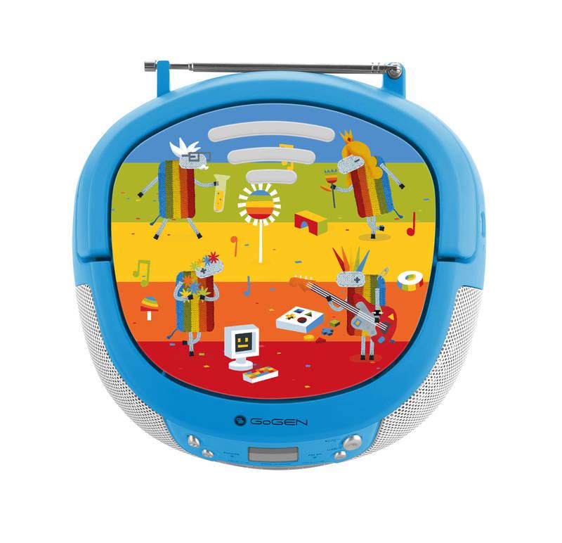 Radiopřijímač s CD GoGEN DÉČKO PŘEHRÁVAČ B modrý