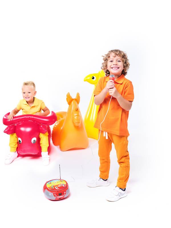 Radiopřijímač s CD GoGEN DÉČKO PŘEHRÁVAČ R červený