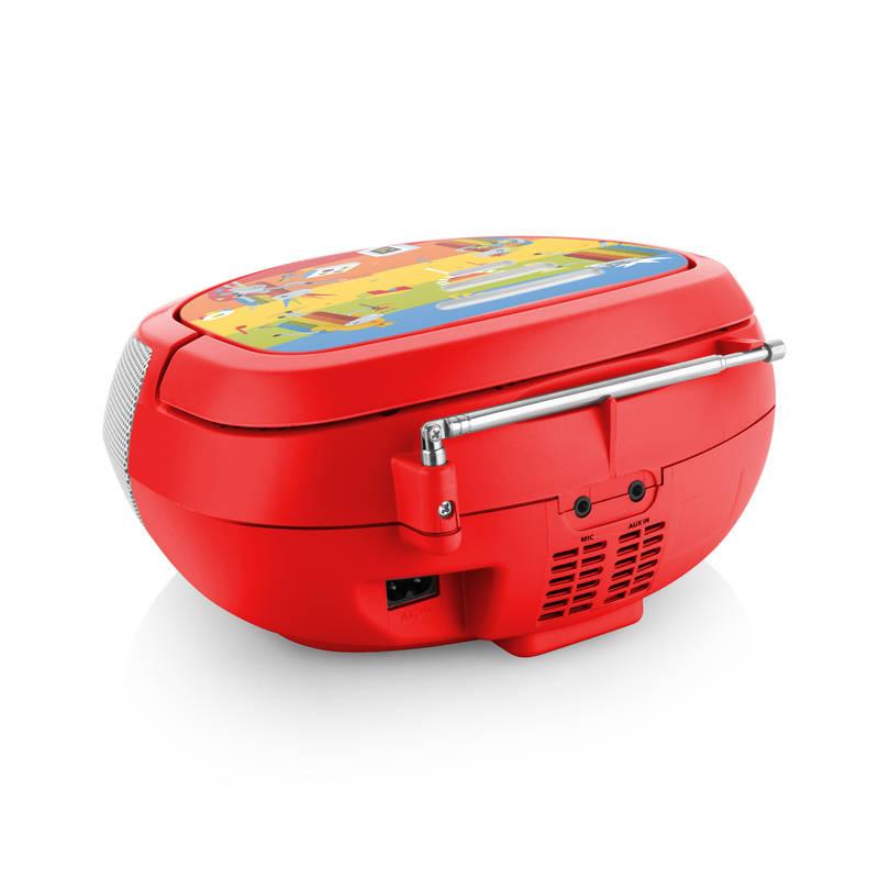 Radiopřijímač s CD GoGEN DÉČKO PŘEHRÁVAČ R červený