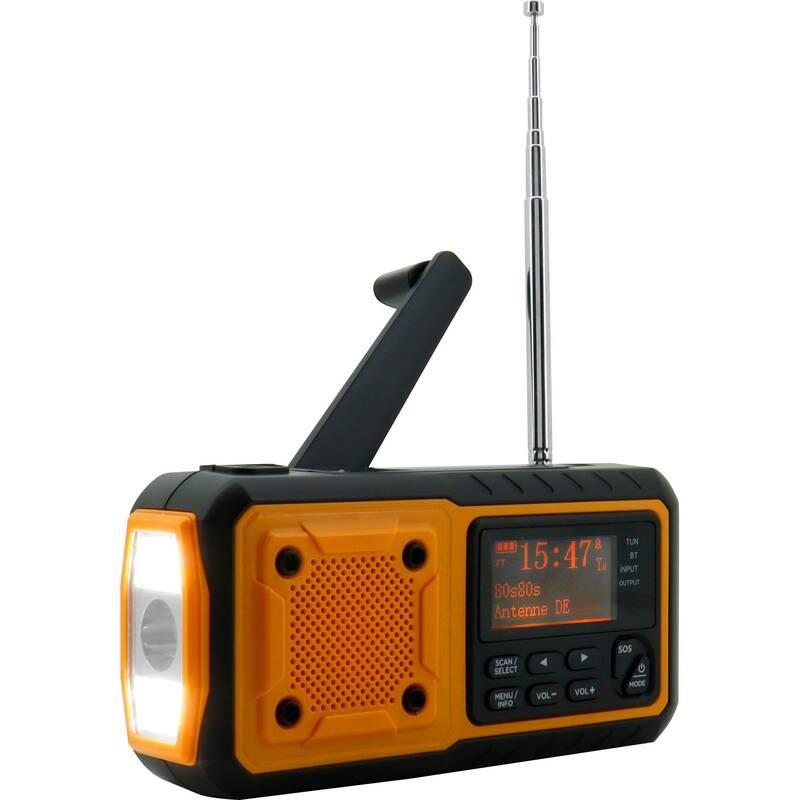 Radiopřijímač s DAB Soundmaster DAB112OR černý oranžový, Radiopřijímač, s, DAB, Soundmaster, DAB112OR, černý, oranžový