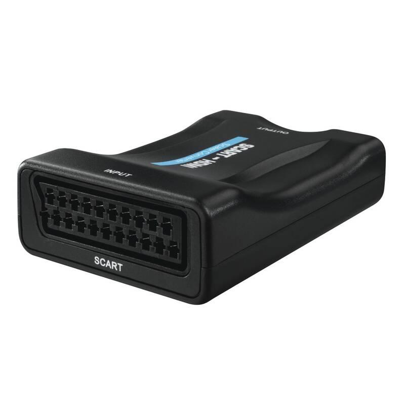 Redukce Hama AV převodník SCART na HDMI černá, Redukce, Hama, AV, převodník, SCART, na, HDMI, černá